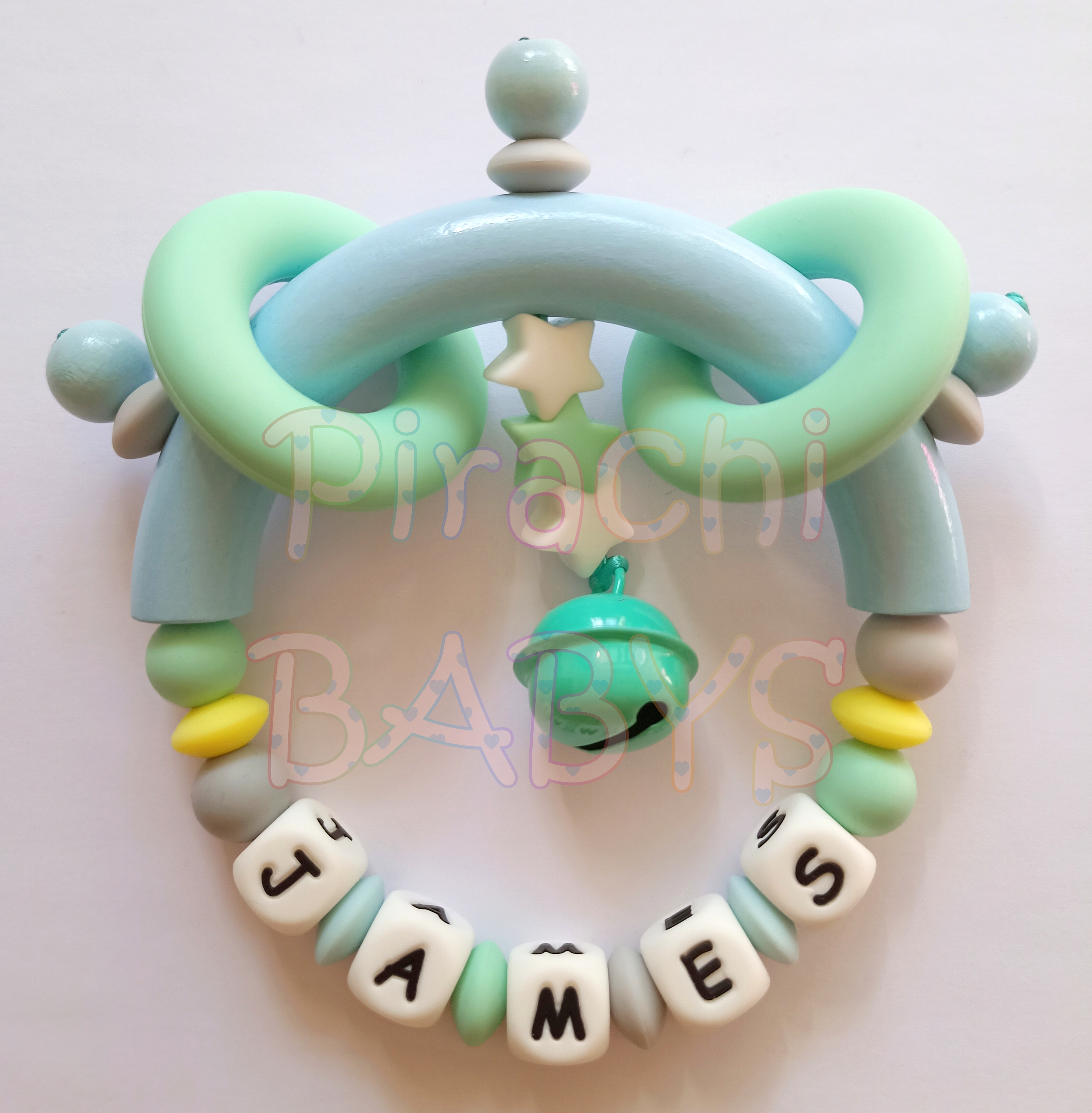 Sonajero Mordedor Personalizado - JAMES